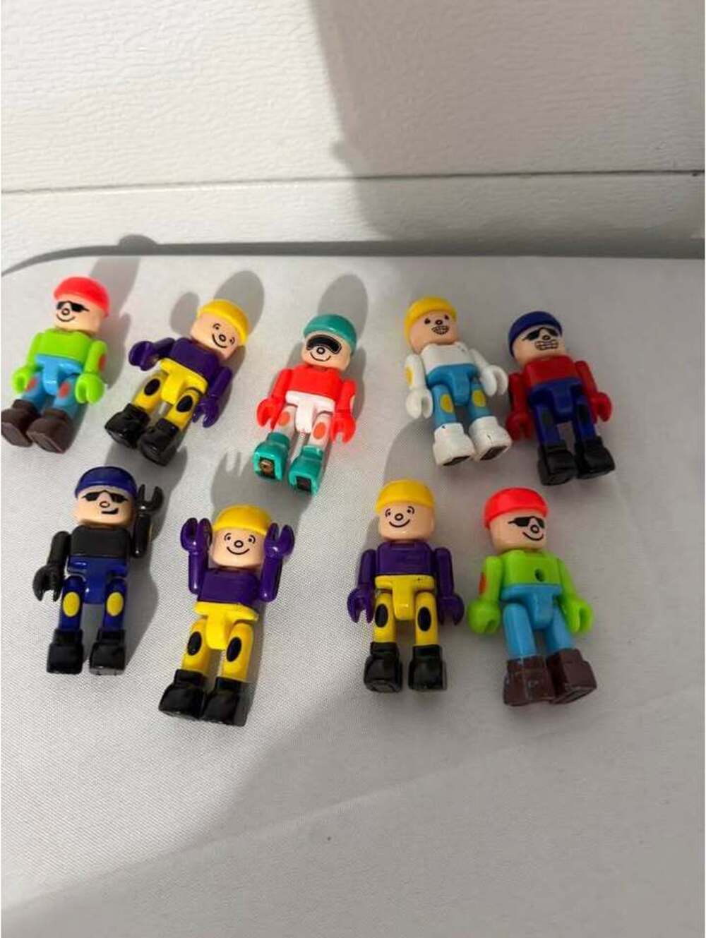 Vintage 90s Rollydome Gear Skateboarder Figures Lot